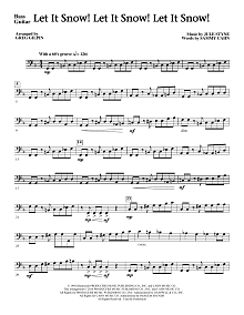 Let It Snow! Let It Snow! Let It Snow! - Bass 