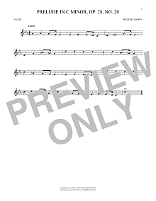 Prelude, Op. 28, No. 20 
