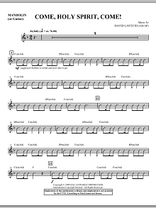 Come, Holy Spirit, Come! - Guitar/Mandolin 