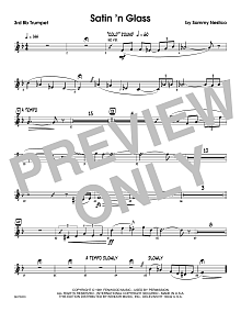Satin 'n Glass - 3rd Bb Trumpet 