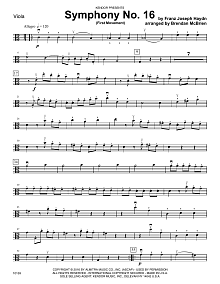 Symphony No. 16 (First Movement) - Viola 