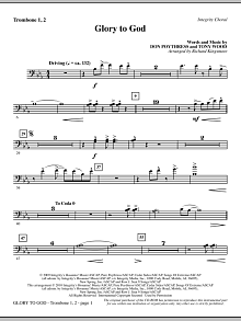 Glory To God - Trombone 1 & 2 