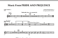 Music from Pride & Prejudice - Percussion 1