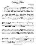 Prelude In E Major, BWV 937