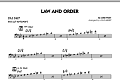 Law And Order - Bass Clef Solo Sheet