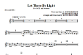 Let There Be Light - Bb Clarinet 2
