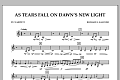 As Tears Fall on Dawn's New Light - Bb Clarinet 2