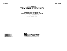 Try Everything (from Zootopia) - Conductor Score (Full Score) 