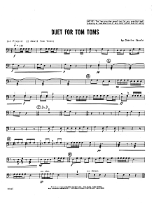 Duet For Tom Toms - Percussion 1 