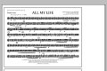 All My Life - Tenor Sax