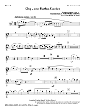 King Jesus Hath a Garden (arr. John Leavitt) - Flute 2