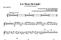 Let There Be Light - Bb Clarinet 1
