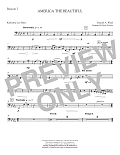 America, the Beautiful - Bassoon 2