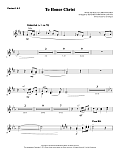 To Honor Christ - Bb Clarinet 1 & 2