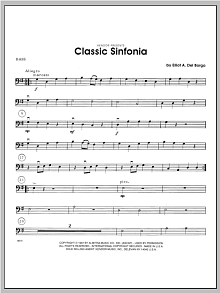 Classic Sinfonia - Bass 
