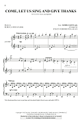 Come, Let Us Sing And Give Thanks (arr. Stacey Nordmeyer)