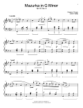 Mazurka, Op. 67, No. 2