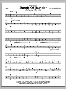 Streets Of Thunder (The Running Of The Bulls) - Cello 
