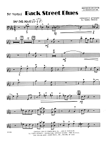 Back Street Blues - 3rd Trombone 
