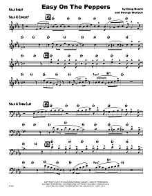 Easy On The Peppers - Solo Sheet 