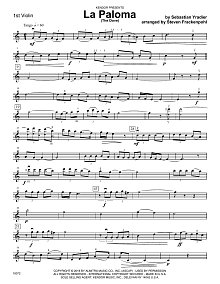 La Paloma (The Dove) - 1st Violin 