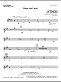 Bless The Lord - Bass Clarinet (sub. dbl bass)