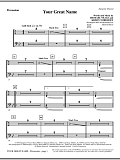 Your Great Name - Percussion