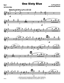One Sixty Blue - 1st Eb Alto Saxophone 