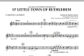O Little Town Of Bethlehem - Eb Baritone Saxophone