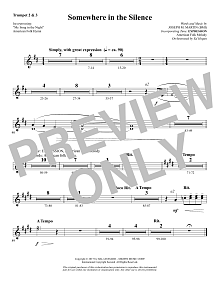 Somewhere in the Silence - Bb Trumpet 2,3 