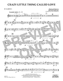 Crazy Little Thing Called Love (arr. Paul Murtha) - Bb Clarinet 2 