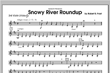 Snowy River Roundup - Violin 3 