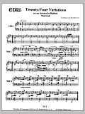 Variations (24) On An Arietta By Righini, Woo 65