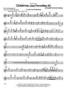 Christmas Jazz Favorites #3 - 1st Eb Alto Saxophone 