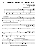 All Things Bright And Beautiful (arr. Phillip Keveren)