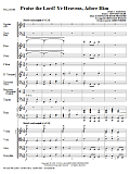 Praise The Lord! Ye Heavens, Adore Him - Full Score