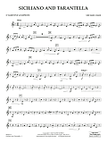 Siciliano and Tarantella - Eb Baritone Saxophone