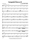 Hungarian Dance #5 - 2nd Bb Clarinet