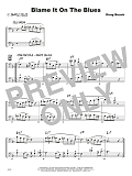 Blame It On The Blues - Sample Solo - Bass Clef Instr.