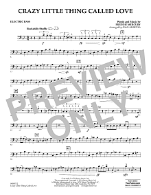 Crazy Little Thing Called Love (arr. Paul Murtha) - Electric Bass 
