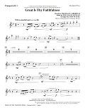 Great Is Thy Faithfulness (arr. Tom Fettke) - Bb Trumpet 1