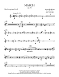 March, Op. 99 - Eb Alto Saxophone 2