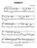 Honesty [Jazz version]