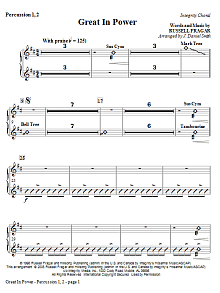 Great In Power - Percussion 1 & 2 