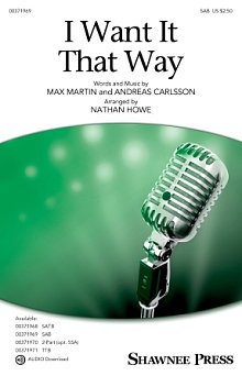 I Want It That Way (arr. Nathan Howe) 