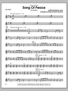 Song Of Peace (Lo Yisa Goy) - 1st Violin 