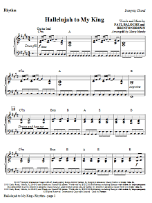 Hallelujah To My King - Rhythm 