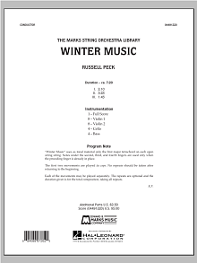 Winter Music - Conductor Score (Full Score) 