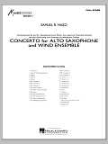 Concerto For Alto Saxophone And Wind Ensemble - Conductor Score (Full Score)