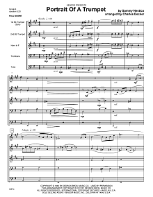 Portrait Of A Trumpet - Full Score 
